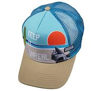 Coastal Coastal Trucker Cap Unreal Kahki / Teal - One-Size