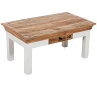 Coastal Coffee Table - Storage - White