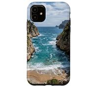 Coastal Cove Ocean Waves Beach Scenic Design Case for iPhone 11