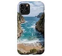 Coastal Cove Ocean Waves Beach Scenic Design Case for iPhone 11 Pro
