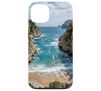 Coastal Cove Ocean Waves Beach Scenic Design Case for iPhone 13