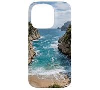 Coastal Cove Ocean Waves Beach Scenic Design Case for iPhone 14 Pro