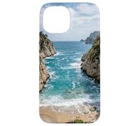 Coastal Cove Ocean Waves Beach Scenic Design Case for iPhone 15