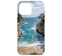 Coastal Cove Ocean Waves Beach Scenic Design Case for iPhone 16 Pro Max