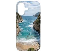 Coastal Cove Ocean Waves Beach Scenic Design Case for iPhone 17