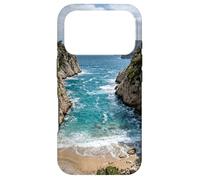 Coastal Cove Ocean Waves Beach Scenic Design Case for iPhone 17 Pro