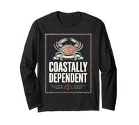 Coastal Dependent Crab Ocean Seafood Lover Long Sleeve T-Shirt