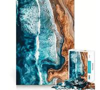 Coastal Dreams for Adults 1000 Piece Puzzle Cognitive Train Clean Connection Pattern Build Room Art (38x52cm)