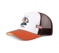 Coastal - Easy Lemon (White/Rust/Brown) - Trucker Cap Mesh Cap Hat Caps, White/Rust/Brown, One Size