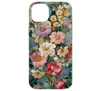 Coastal Floral Wildflower Pastel Botanical Blooms Case for iPhone 14 Plus