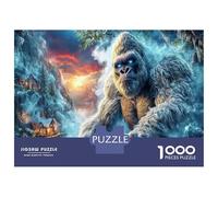 Coastal Giant Beast 1000 Pieces Puzzle - Perfect Interlocking & Challenging Majestic Coastal Monste - for Adults 52x38cm/1000pcs Gift for Men & Women