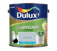 Coastal Grey Dulux Easycare Kitchen Matt Emulsion Paint 2.5L - Grease & Stain Resistant, Washable Matt Finish, Durable Interior Paint for Kitchen Walls & Ceilings