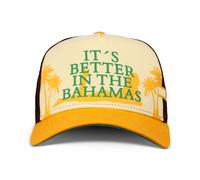 Coastal HFT Cap Bahamas Yellow High Fitted Mesh Surfer Hat Costal