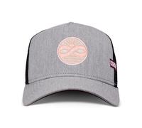 Coastal See Ya (grey) Hat, Cotton Blend, Trucker Cap Meshcap, One Size, Adjustable with Plastic Closure