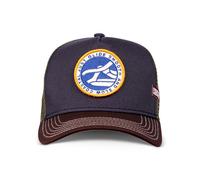 Coastal HFT Cap Smooth Glide Navy High Trucker Mesh Cap Curved Hat Surfing