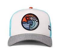 Coastal HFT Cap The Glow Offwhite Heather Grey High Trucker Surf Mesh Hat