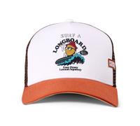 Coastal HFT Easy Lemon Trucker Cap White/Rust/Brown Baseball Cap Surfing Beach