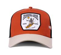 Coastal - Grateful Shred Trucker Cap Mesh Cap Hat Cap Hat Caps, Rust/Sand, One Size