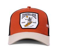 Coastal - Grateful Shred Trucker Cap Mesh Cap Hat Cap Hat Caps, Rust/Sand, One Size