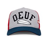 Coastal HFT Oeuf Cap Grey/Wine High Fitted Trucker Mesh Kappi Surf Sport Basecap