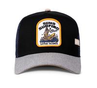 Coastal Sumo Samoa Black Grey Adjustable Trucker Cap