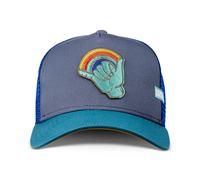Coastal HFT Trucker Cap LGBTQ Shakka Grey/Petrol Basecap Meshcap Rainbow Costal
