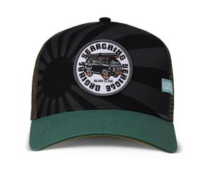 Coastal HFT Trucker Cap Nijima Island Black Baseball Cap Mesh Cap Surf Beach