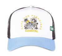 Coastal HFT Trucker Cap Paradises White Baseball Cap Mesh Hat Classic