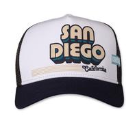 Coastal HFT Trucker Cap San Diego White/Navy Basecap Meshcap California Coastal