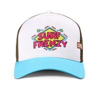 Coastal Hft Trucker Cap Surf Frenzy " White/Turquoise " Baseball Cap Mesh Beach
