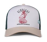 Coastal HFT Trucker Cap Venus Bay White Basecap Mesh Cap Unisex Surfing Cap Hat