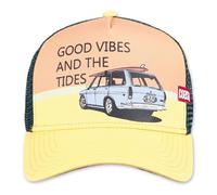 Coastal HFT Trucker Cap Vibes and Tides Sun Yellow Baseball Cap Mesh Hat Summer