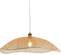 Coastal Home Decoration Boho Light Fixture Natural Chandelier Southeast Asia Chinese Rattan Straw Hat Pendant Light Vintage Woven Ceiling Hanging for Dining Room Kitchen Bedroom