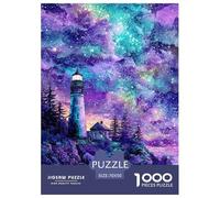 Coastal Lighthouse 1000 Piece Jigsaw Puzzle Educational Games Classic Colorful Jigsaws Unique Challenge Game for Travel Gifts,Present 70x50cm/1000pcs