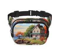 Coastal Lighthouse Fanny Pack Fashion Belt Bag Lightweight Waist Pouch With Adjustable Strap Crossbody Bags For Women Travel Sports Running