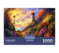 Coastal Lighthouse Jigsaw Puzzles 1000 Piece Age 14+ for Adults Classic Impossible Educational Games Gifts Home Decoration