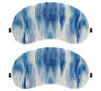 Coastal Nautical Blue Stripes Dutch Velvet Sleep Shade