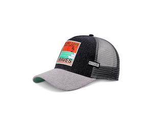Coastal - NoBadDays Trucker Cap Mesh Cap Hat Cap Hat Caps, Black / Grey, One Size