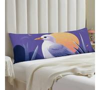 Coastal Painter Body Pillow Cover with Hidden Zipper 20x54 Full Long Pillowcase for Couch Sofa Decor Breathable Bed Shams Boho Oversized Lumbar Pillow Covers for All Seasons