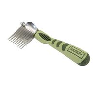 Coastal Pet Safari Dog De-Matting Comb - Serrated Stainless Steel Grooming Tool for Dogs with Medium to Long Hair - Keeps Coats Smooth & Soft - One Size
