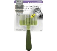 Coastal Pet Safari Self-Cleaning Slicker Brush for Cats by Coastal Pet