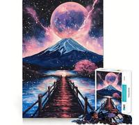 Coastal Pier Adventure 1000 Adult Pieces Jigsaw Puzzle Brain Exercise Tight Joint Real Challenge Art Decor (38x52cm)