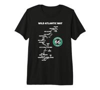 Coastal Route The Wild Atlantic Way Ireland Premium T-Shirt