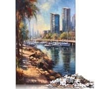 Coastal San Diego USA Puzzle for Adults 1000 Pieces Puzzles Wooden Puzzles Learning Educational Puzzle 1000pcs (75x50cm)