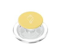 Coastal Sea Snail Shell Minimalist Graphic PopSockets PopGrip for MagSafe