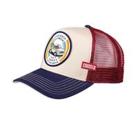 Coastal Trucker Cap HFT Rainbow Beige/Blue/Wine Baseball Cap Hat Mesh