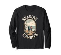 Coastal Walks Romantic Seaside Rambles Keeping Active Long Sleeve T-Shirt