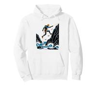 Coasteering Rocky Coastal Landscape Horizon Art Adventure Pullover Hoodie
