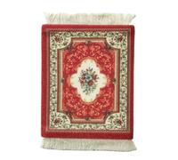 Coaster 2pcs Coasters Cup Pad Mini Woven Rug Mat With Home Office Table Decor Craft(Color-1)