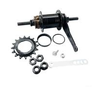 Coaster Brake Back Pedal Rear Hub, 36/32 Spoke Holes, Suitable for Single Speed Bicycles (black 32 hole)
